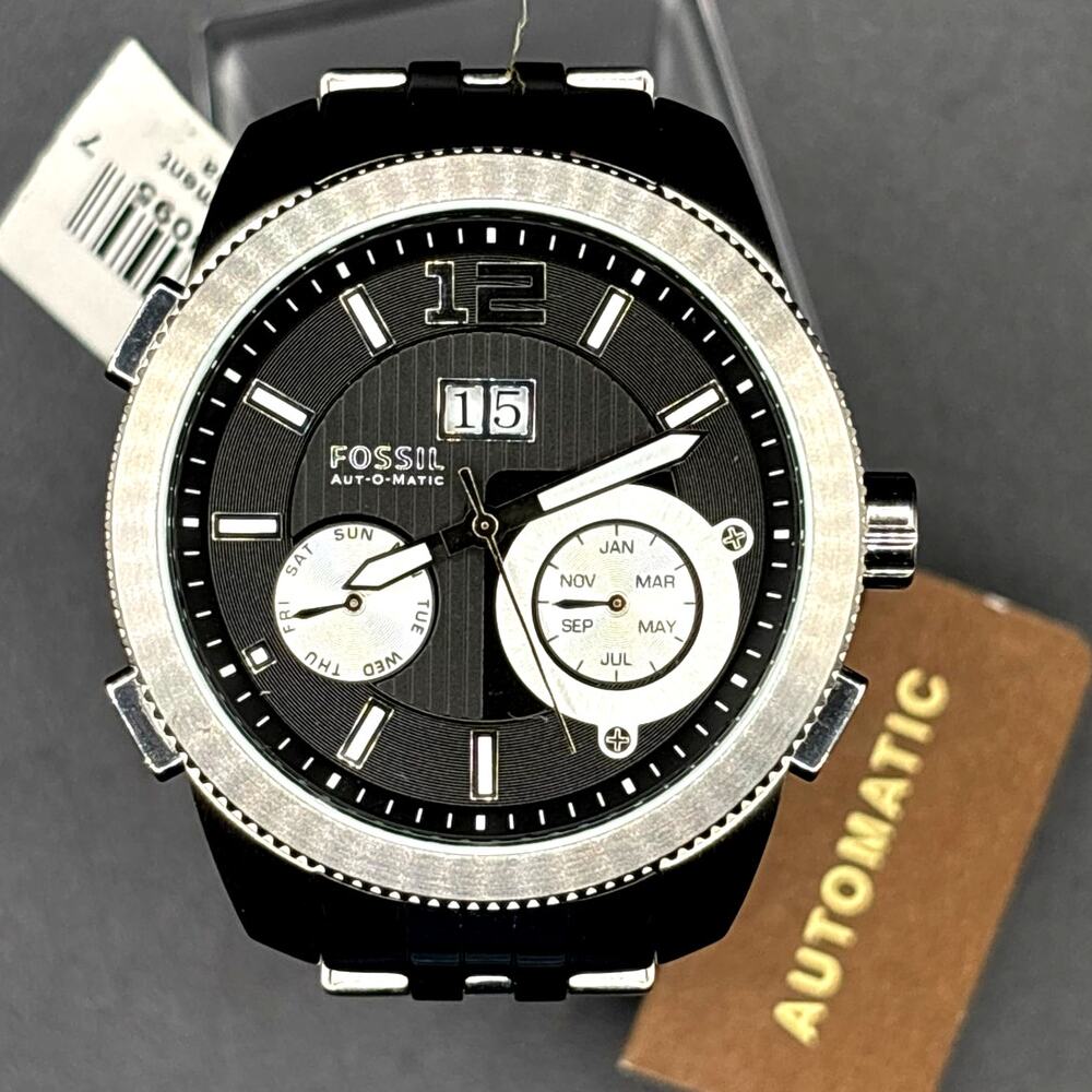 Fossil ME9012 Master Calendar Aut-O-Matic Men’s Vintage 44mm Watch NWT